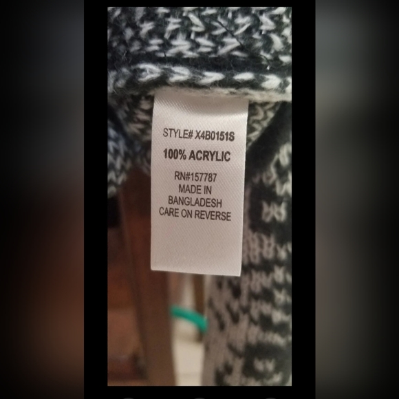 NWT FULL CIRCLE CHEETAH/SNAKE PYTHON PRINT HOT PINK SWEATER BARBIECORE BLK & GRY - Picture 5 of 5